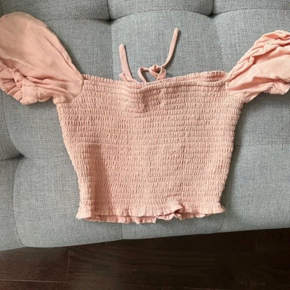 Wilfred pink smocked blouse - Picture 3 of 3